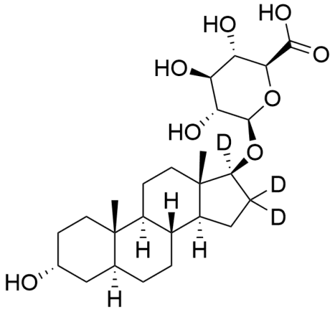 Androstane -3,17- diol 17- glucuronide D3