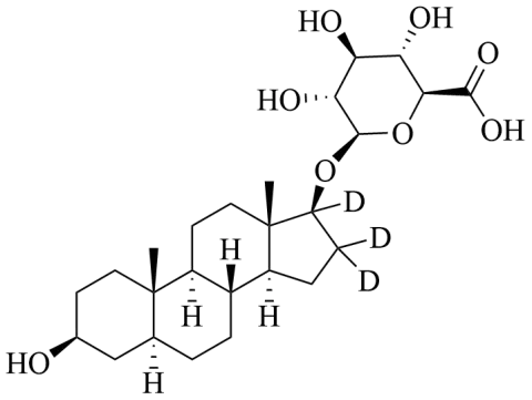 Androstane 3 beta,17 beta diol glucuronide D3