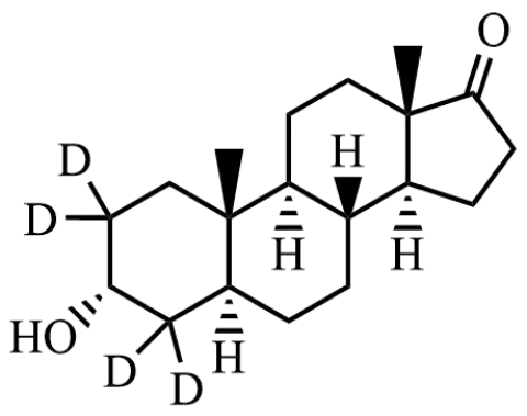Androsterone labelled