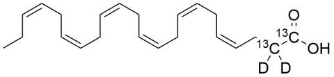 Docosahexenoic acid 13C2 D2 - (DHA M+4)