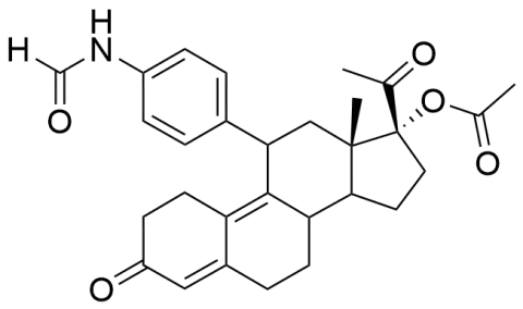 Didesmethyl-N-formyl ulipristal acetate
