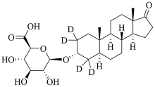 Androsterone-D4 glucuronide