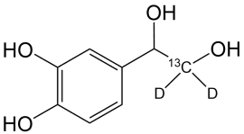 3,4-Dihydroxyphenyl glycol  D2 13C (M+3)