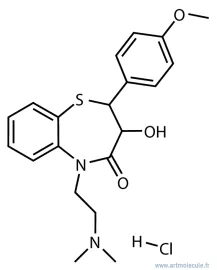 Deacetyldiltiazem hydrochloride