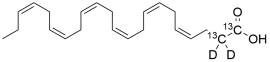 Docosahexenoic acid 13C2 D2 - (DHA M+4)