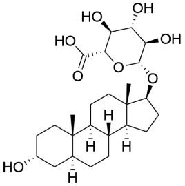 Androstane-3-alpha,17-beta-diol glucuronide