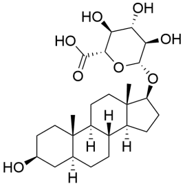 Androstane-3-beta,17-beta-diol glucuronide