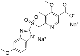 5-carboxylic acid, omeprazole sulfone, disodium salt